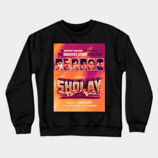 Sholay Retro Art Crewneck Sweatshirt